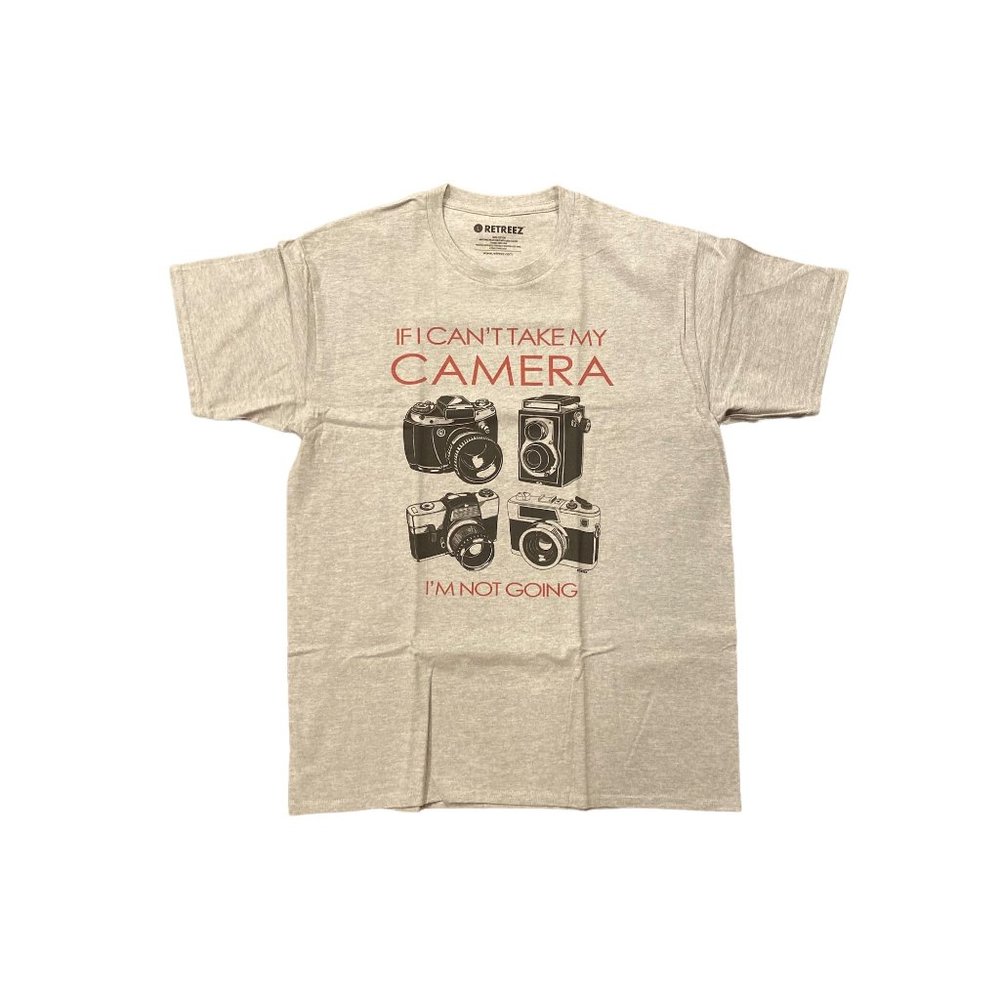 3 for $15 Retreez Woman Gray Tshirt Size Large Camera Photography NWOT